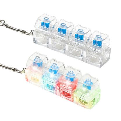 LumiClick™ GlowKey – Keychain for Stress & Anxiety Relief